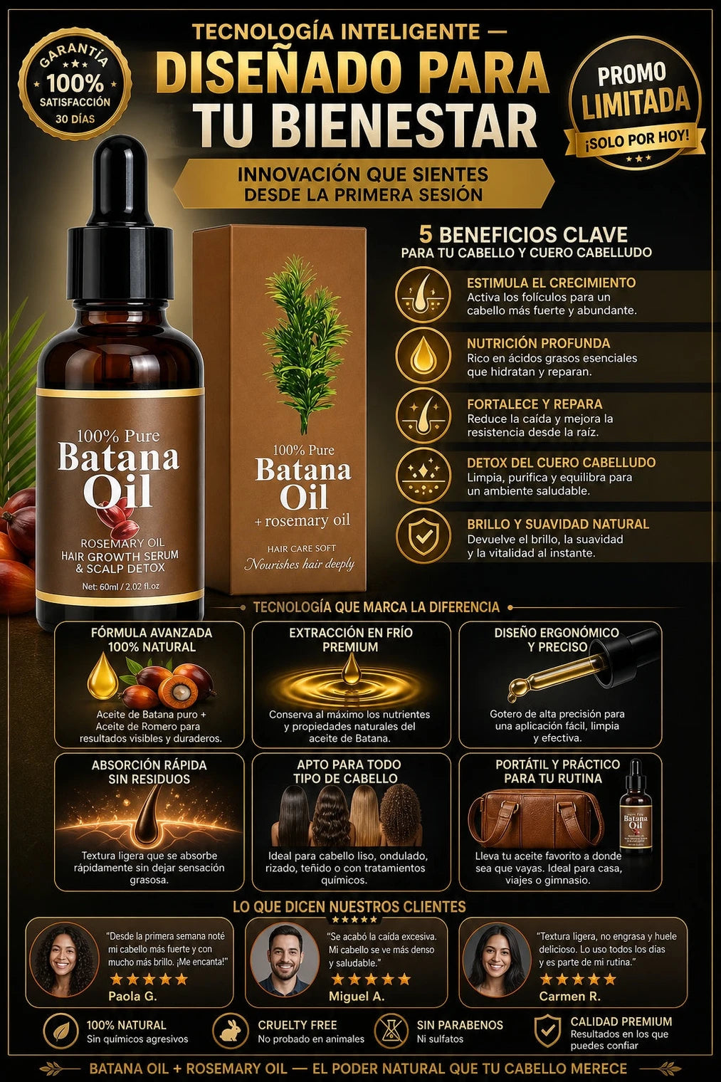 Aceite de Batana Puro - Repara y Fortalece tu Cabello - Imagen 5